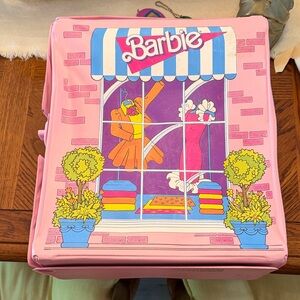 Barbie Pink Illustrated Storage Case